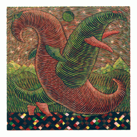 Spojení /2002/ 32x32 cm