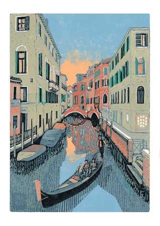Vzpomínka na Benátky /30 x 21 cm/ 2024